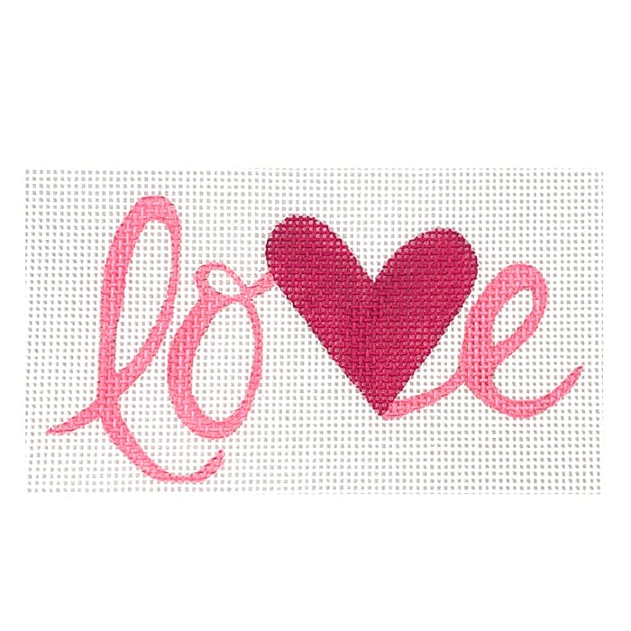 Love with Heart Painted Canvas NDLPT Designs  - 1