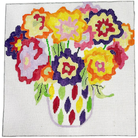 Luscious Bouquet #2 Painted Canvas Jean Smith 