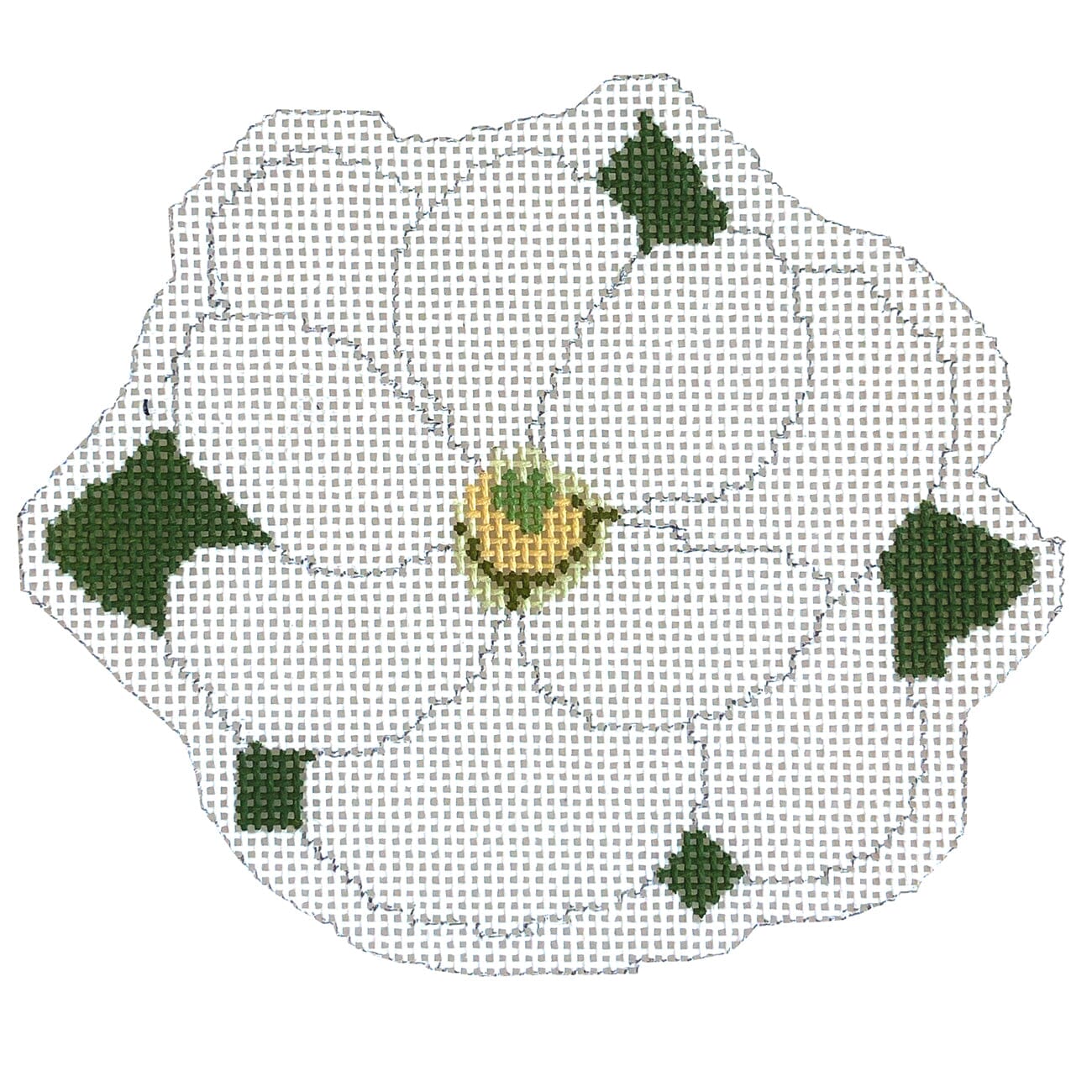 Magnolia Bloom Painted Canvas KCN Designers  - 1