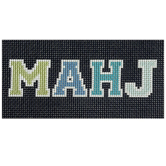 MAHJ - Navy 3x6 Needlepoint.Com 