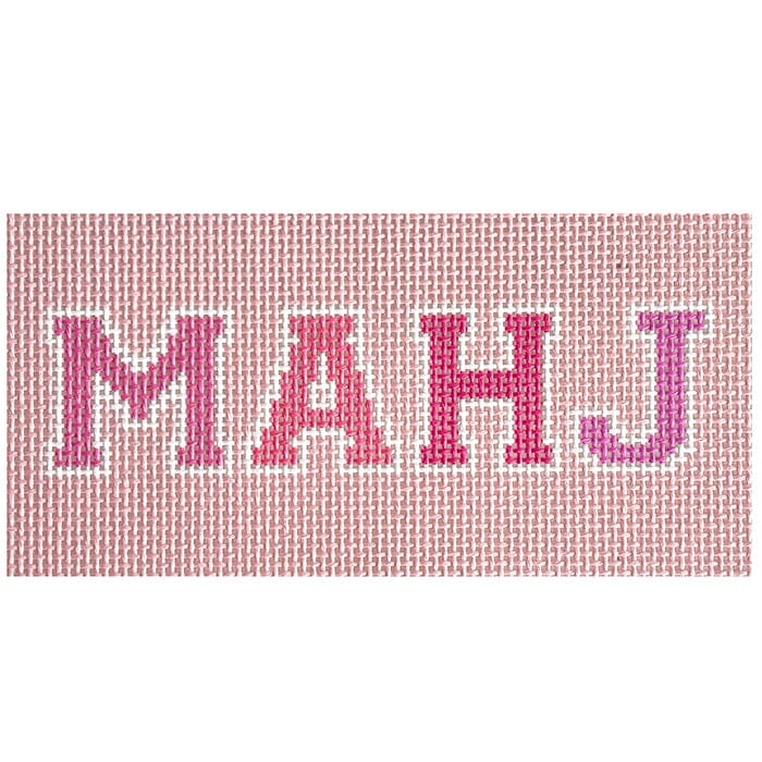 MAHJ - Pink 3x6 Painted Canvas Rachel Barri Designs 