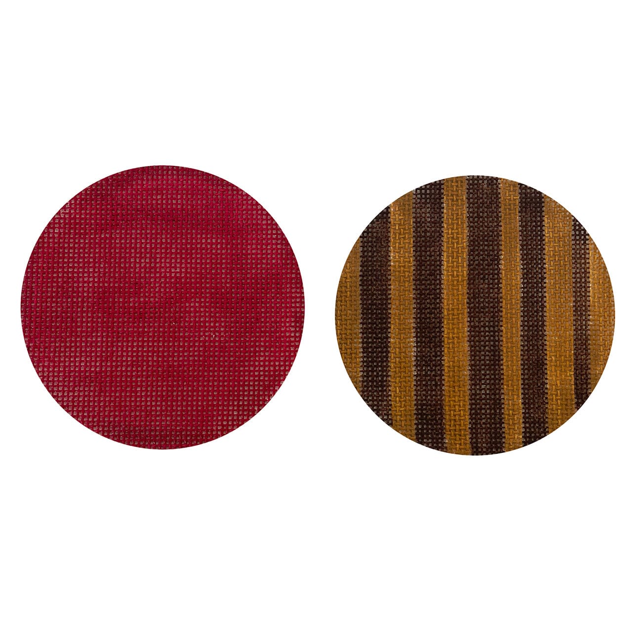Maker's Mark Bourbon Barrel, 2 Parts Painted Canvas The Meredith Collection  - 2