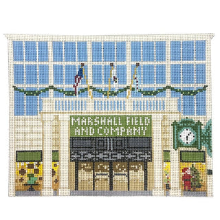 Marshall Fields Storefront Painted Canvas The Gingham Stitchery 
