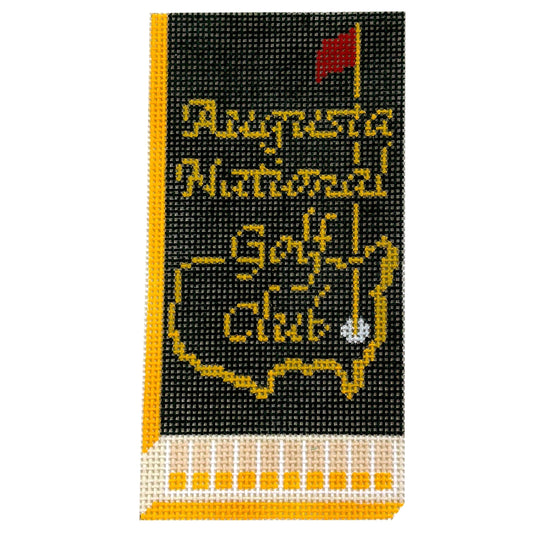 Masters (Augusta National) Matchbox Ornament Painted Canvas Spruce Street Studio 