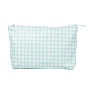 Medium Stash Bag 13x9   Aqua Picnic Accessories Wipstitch Needleworks 
