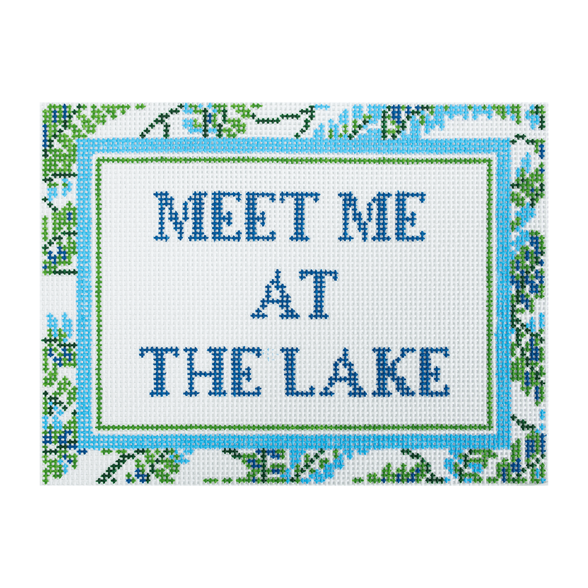 Meet Me at the Lake Painted Canvas Arden Gray Co.  - 1