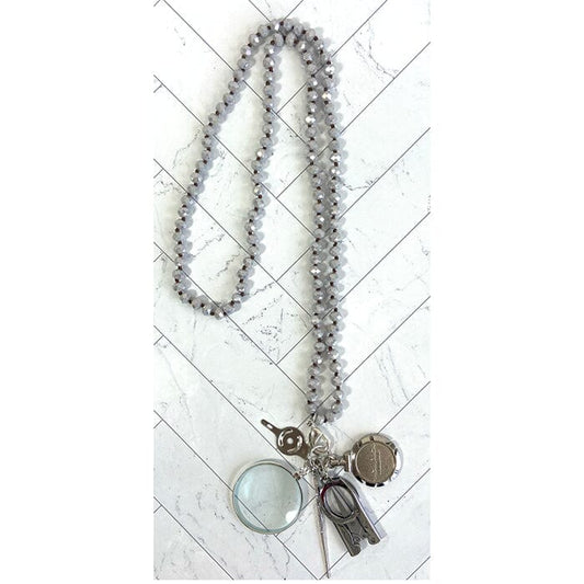 Melissa Chatelaine Necklace- Hazel Accessories Victoria Whitson Needlepoint 