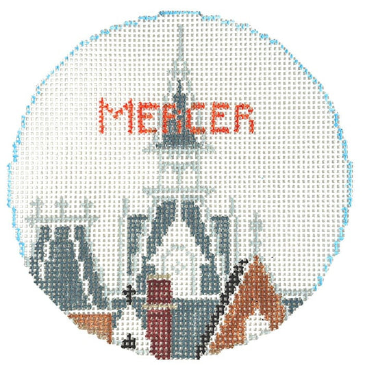 Mercer U Round Painted Canvas Kathy Schenkel Designs 