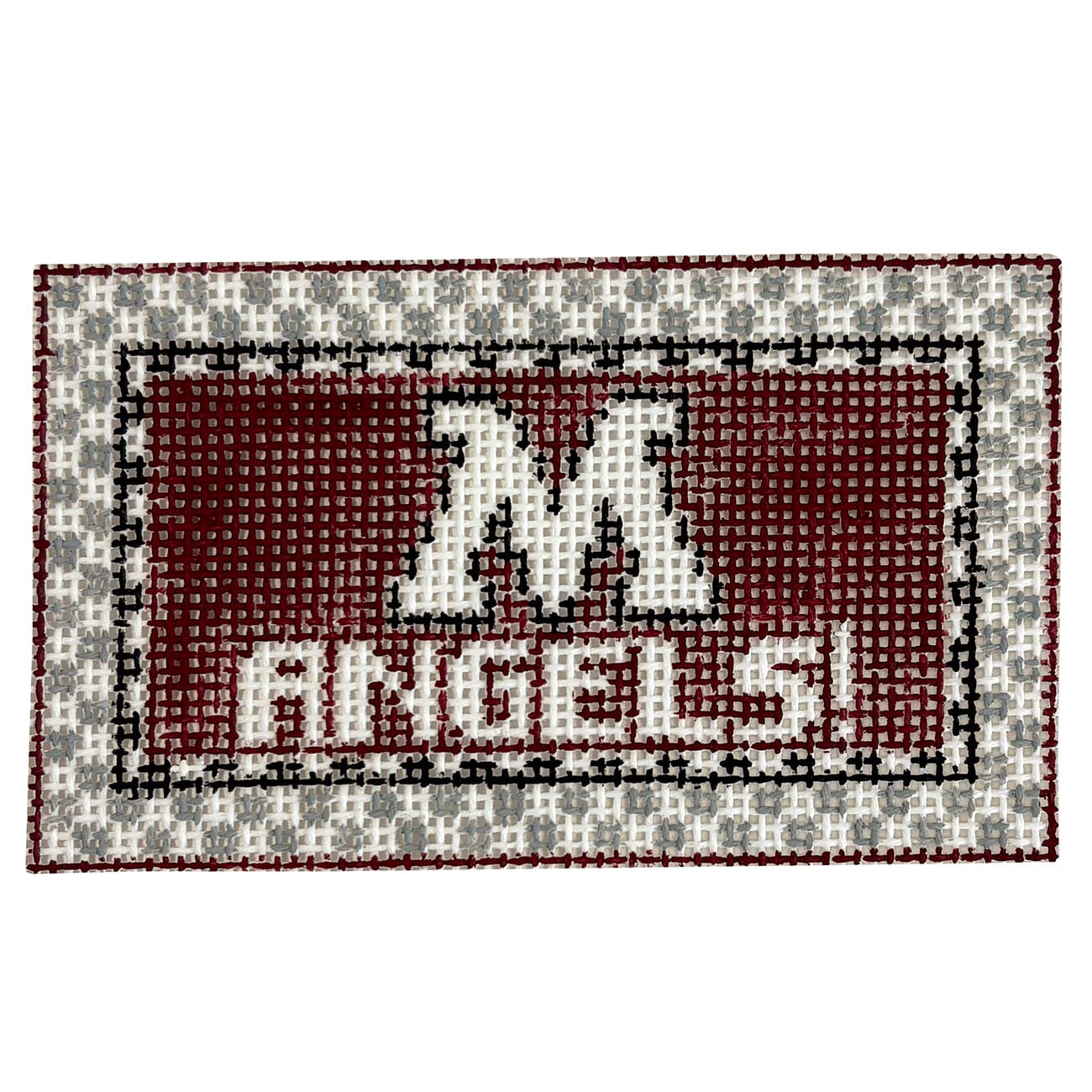 Meredith College Angels! Tiny Teams Painted Canvas Kathy Schenkel Designs  - 1