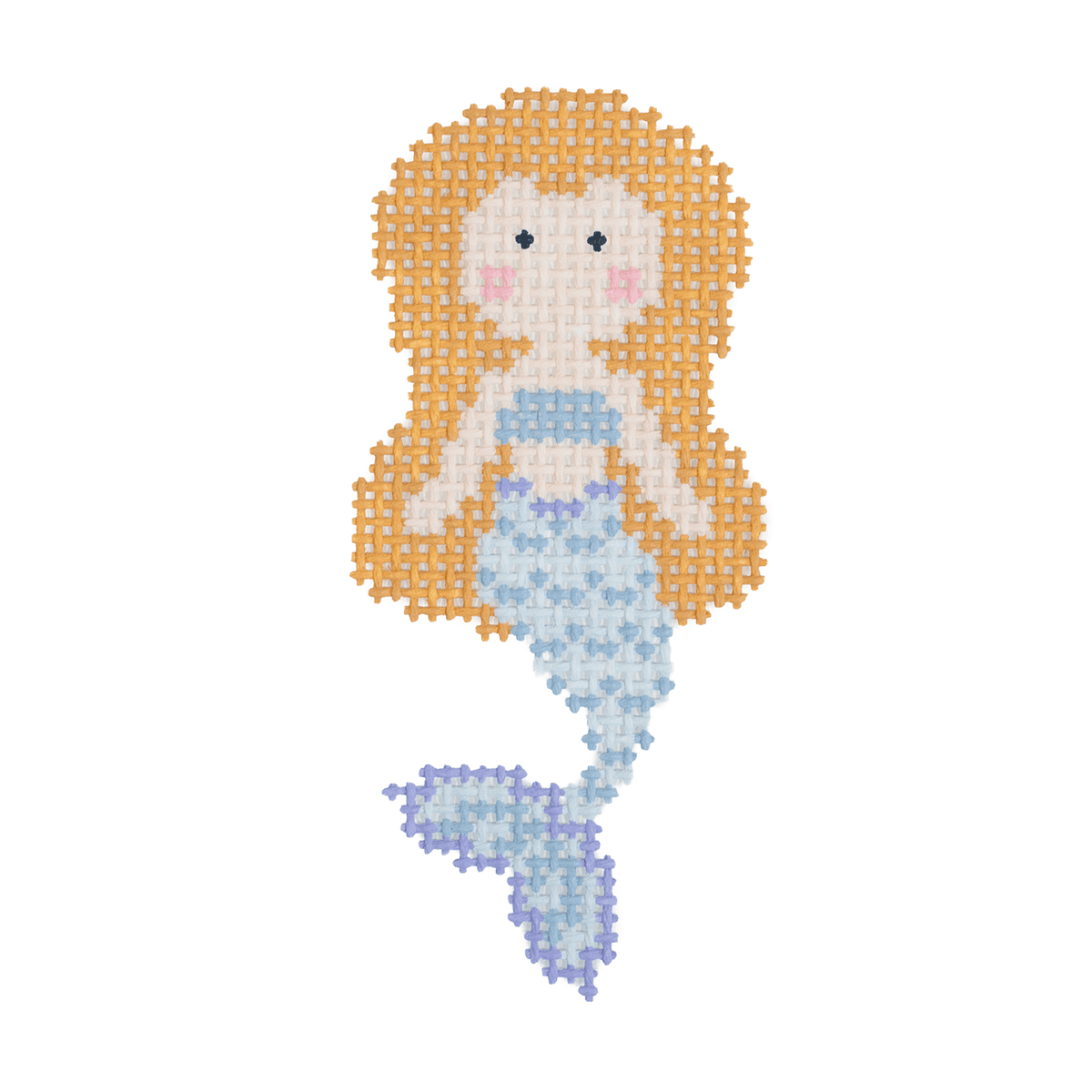 Mermaid Painted Canvas Arden Gray Co.  - 1
