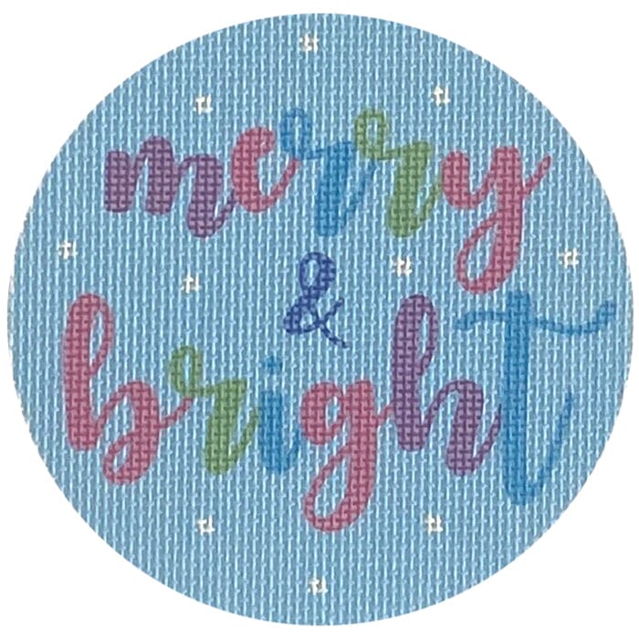 Merry & Bright - Blue and White Printed Canvas Pepperberry Designs 