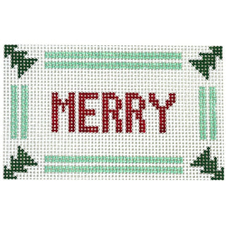 MERRY Canvas Painted Canvas Goodpoint Needlepoint 
