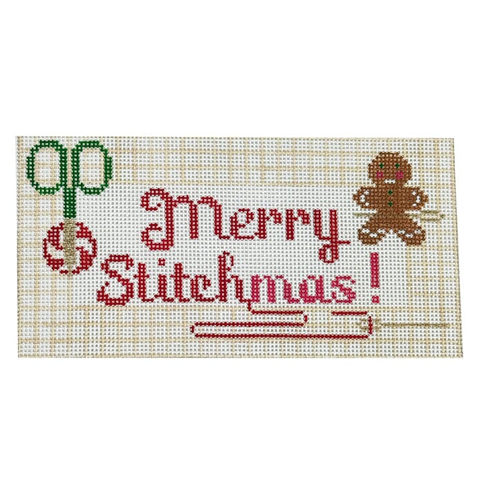 Merry Stitchmas! Painted Canvas Rachel Donley  - 1
