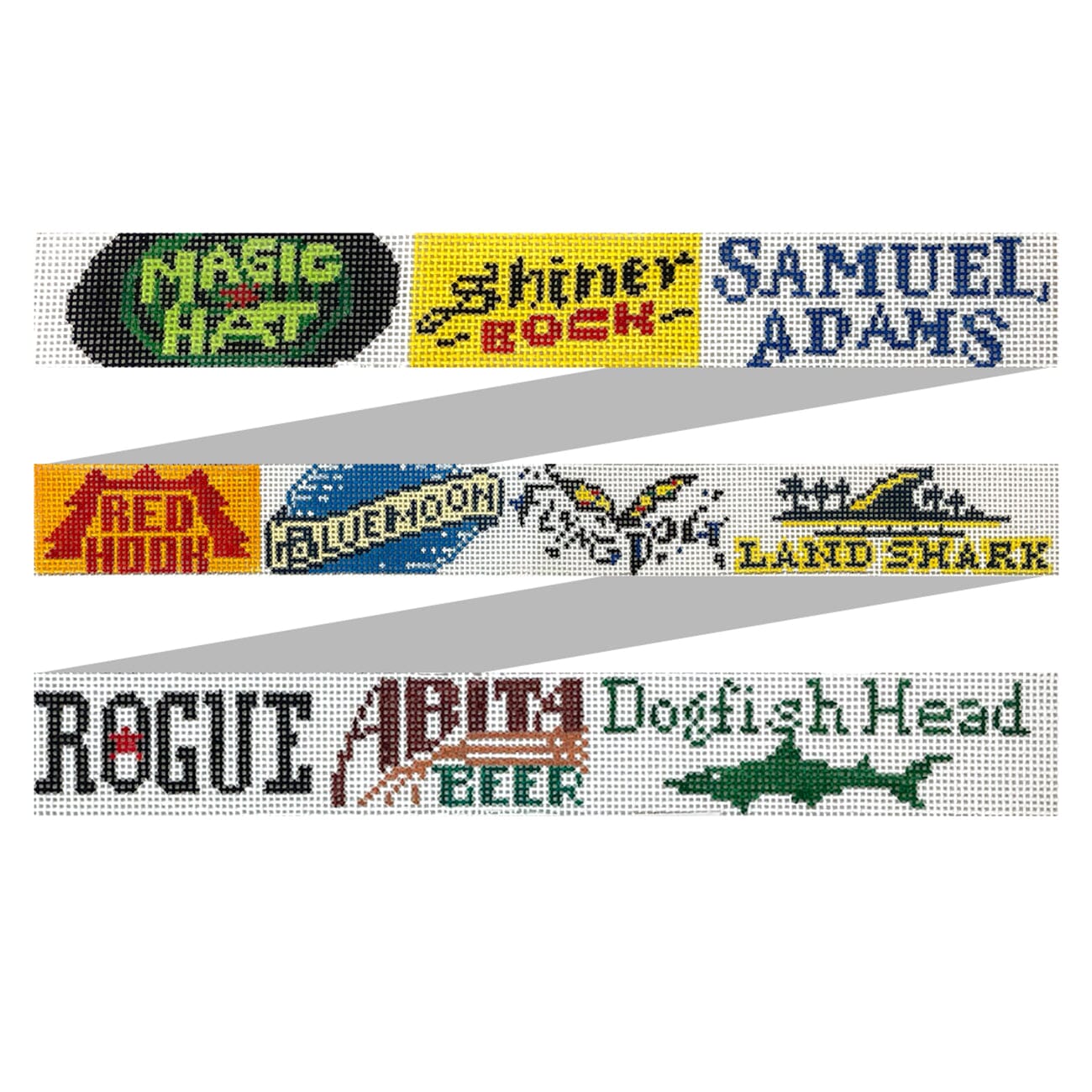 Micro Beer Belt Painted Canvas The Meredith Collection  - 1