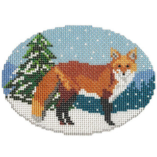 Middleburg Fox Painted Canvas Ann Kaye Studio 
