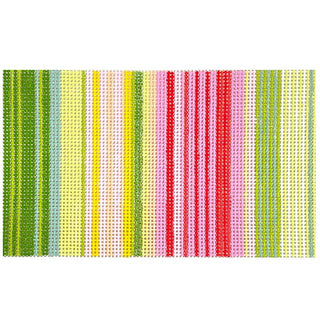 Mimi Stripe Eyeglass Case   Pinks & Greens Painted Canvas Elizabeth Crane Swartz Designs 
