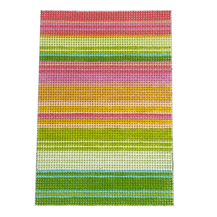 Mimi Stripe Passport Insert Painted Canvas Elizabeth Crane Swartz Designs  - 1