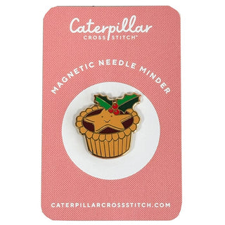 Mince Pie Enamel Needleminder Accessories Caterpillar Cross 
