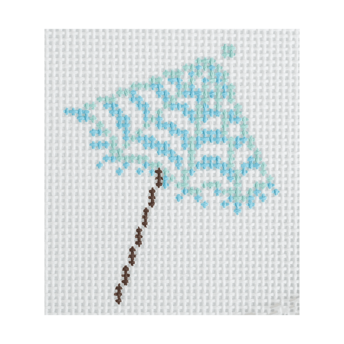 Mini Beach Umbrella Painted Canvas Arden Gray Co.  - 1