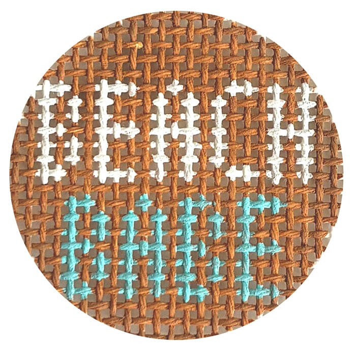 Mini Clip Insert   Beach Babe Painted Canvas Rachel Barri Designs 
