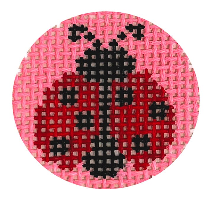 Mini Clip Insert   Ladybug Painted Canvas Rachel Barri Designs 
