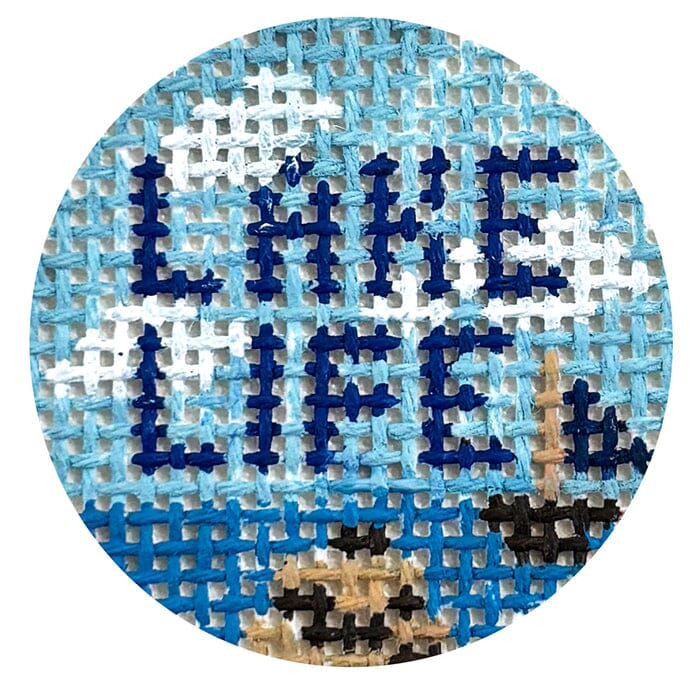 Mini Clip Insert   Lake Life Painted Canvas Rachel Barri Designs 
