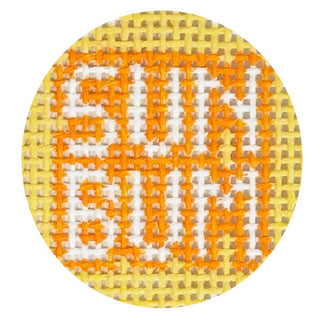 MIni Clip Insert   Sun Bum Painted Canvas Rachel Barri Designs 
