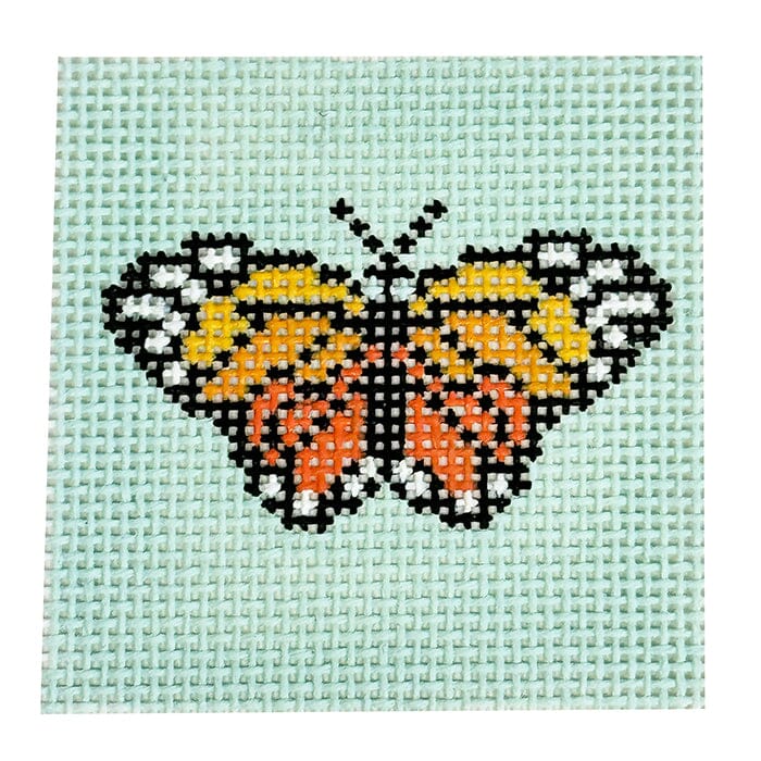 Mini Monarch Square Painted Canvas Initial K Studio  - 1