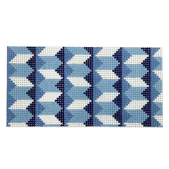 Mini Sky Blue Insert Painted Canvas Initial K Studio  - 1