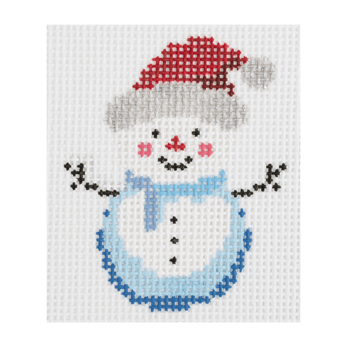 Mini Snowman Painted Canvas Arden Gray Co.  - 1