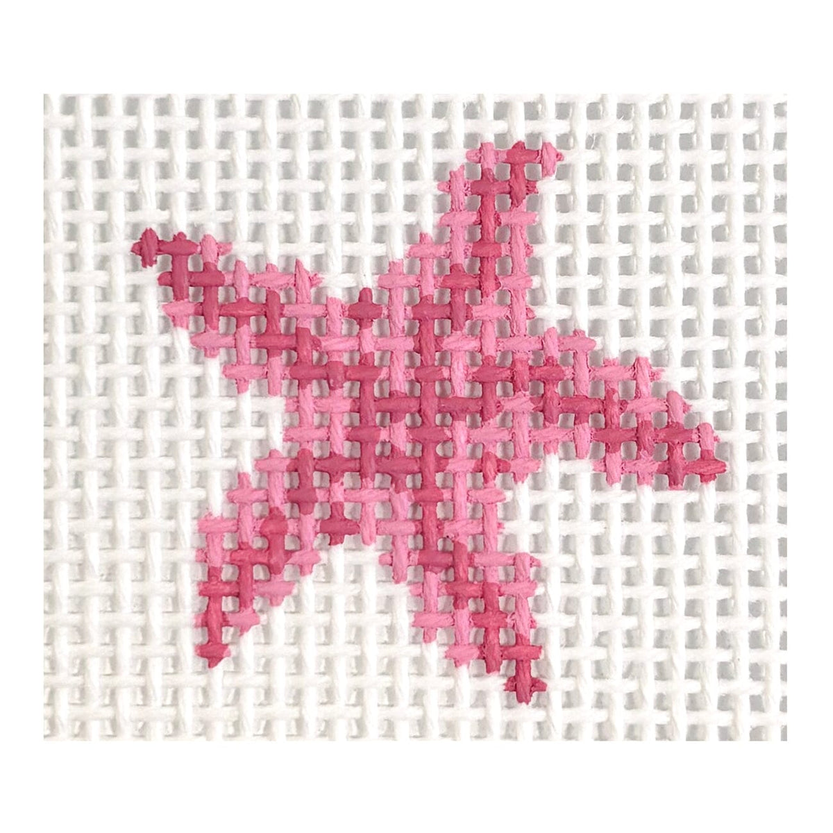 Mini Starfish Painted Canvas Atlantic Blue Canvas  - 1