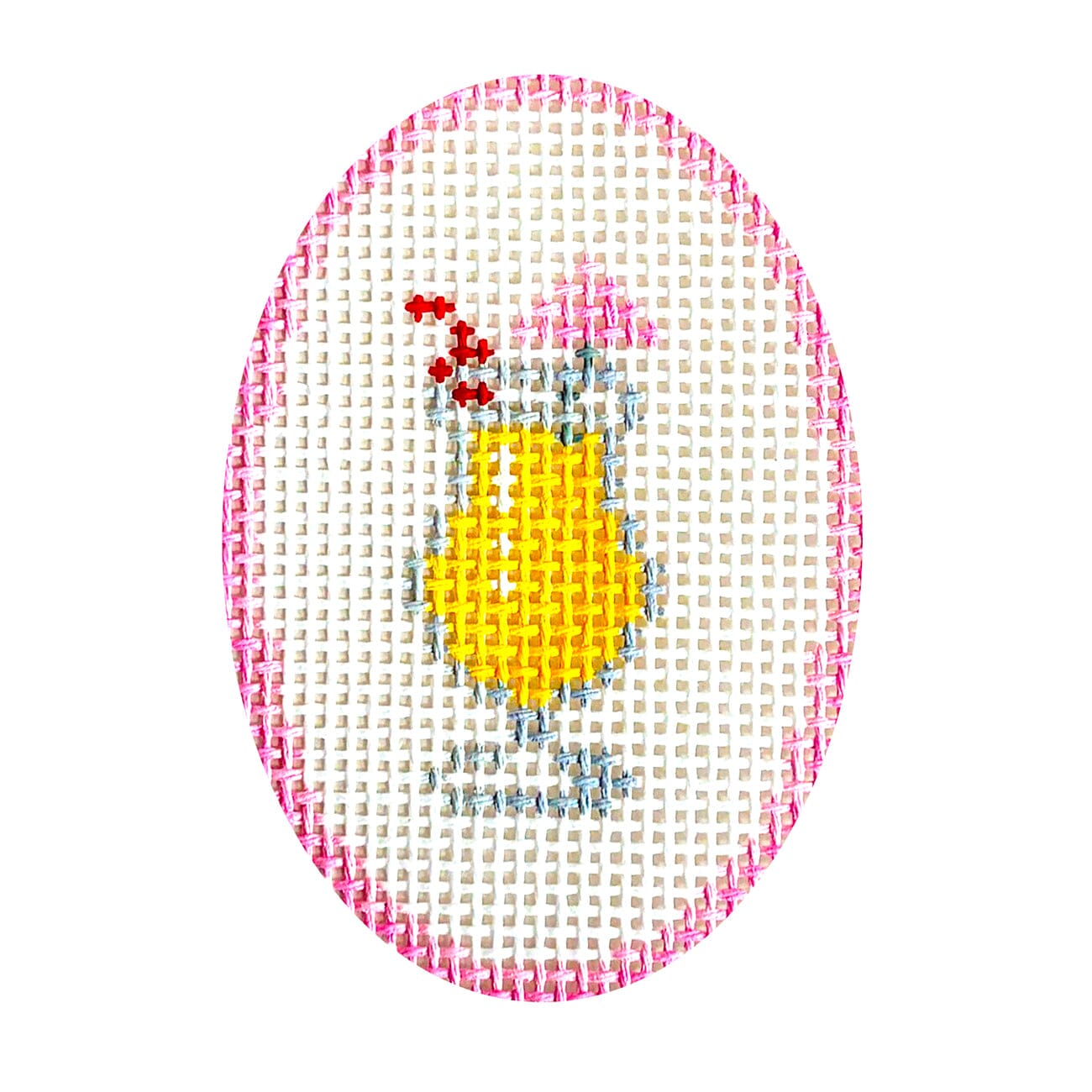 Mini Tropical Drink Oval Painted Canvas The Painted Stitch  - 1