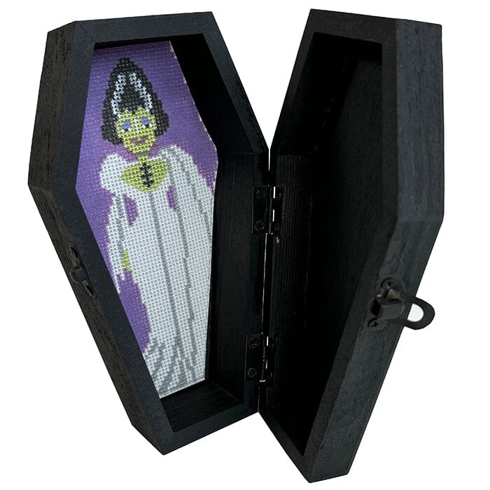 Mini Wood Box for Coffin Ornament Accessories Shelly Tribbey 