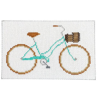 Mint Beach Bike Painted Canvas Froopy Designs 
