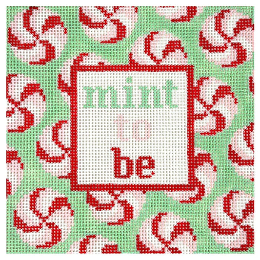 Mint to Be Square Painted Canvas KCN Designers 