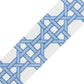 Modern Caning Band - Blue/White Printed Canvas Two Sisters Needlepoint 