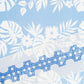 Modern Caning Band - Blue/White Printed Canvas Two Sisters Needlepoint 