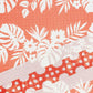 Modern Caning Band - Orange on White Printed Canvas Two Sisters Needlepoint 