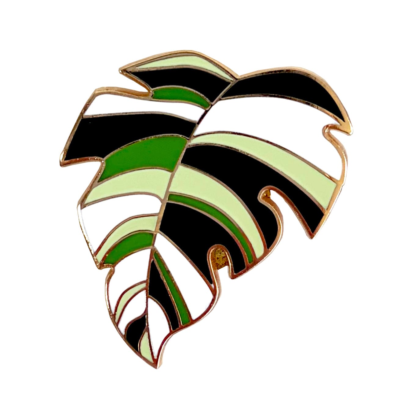 Monstera Frond Needle Minder Accessories Embroidery and Sage  - 2