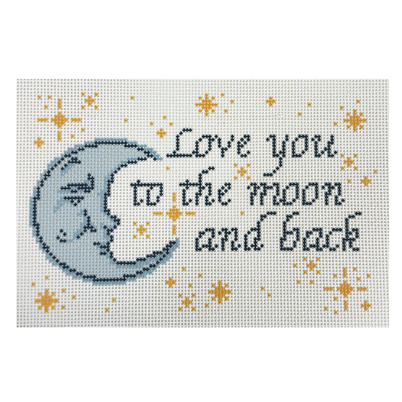 Moon & Back Painted Canvas Maura Nolan Designs 
