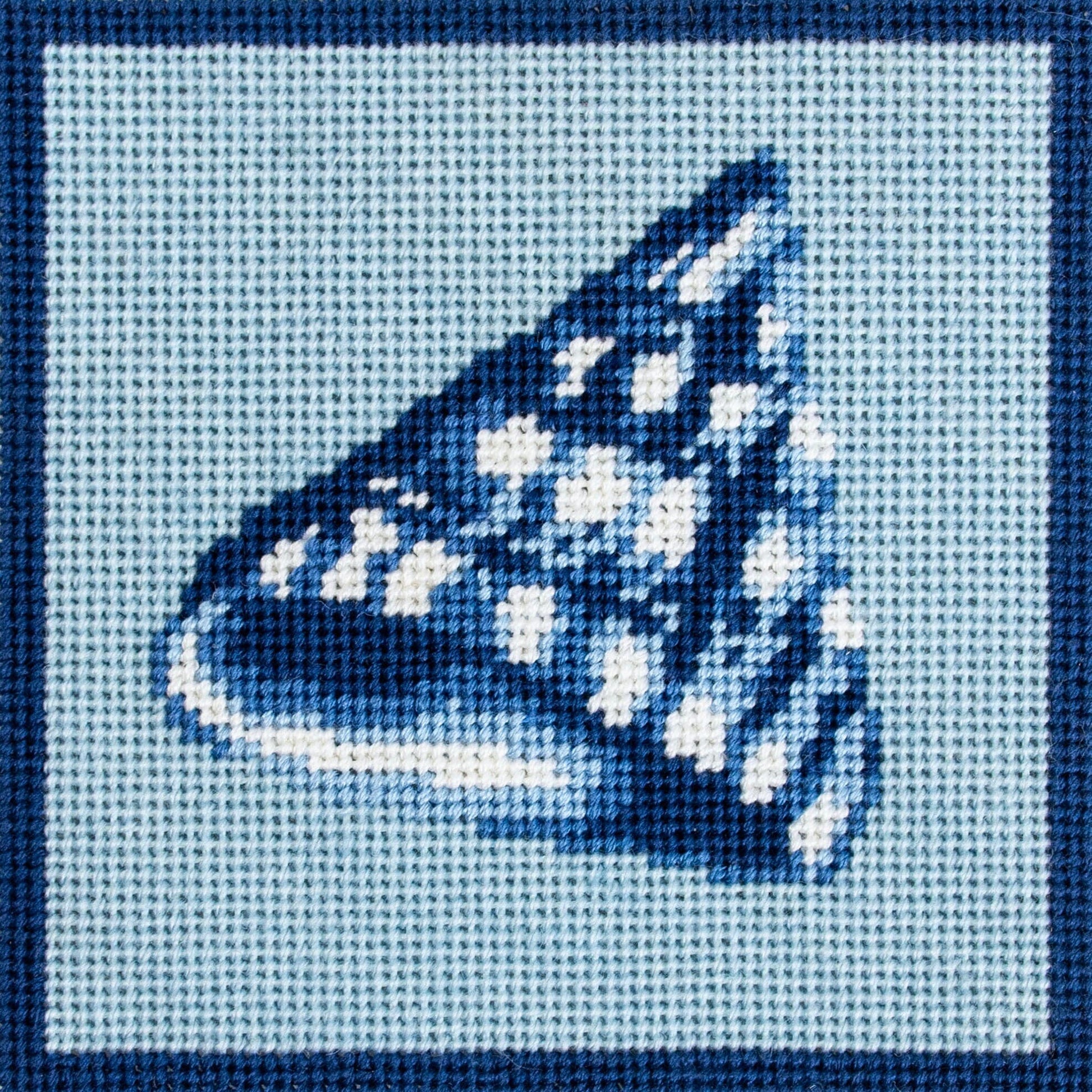 Mottled Top Shell Coaster Printed Canvas Kirk & Bradley 