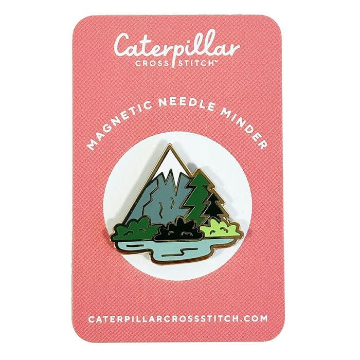 Mountain Enamel Needleminder Accessories Caterpillar Cross 
