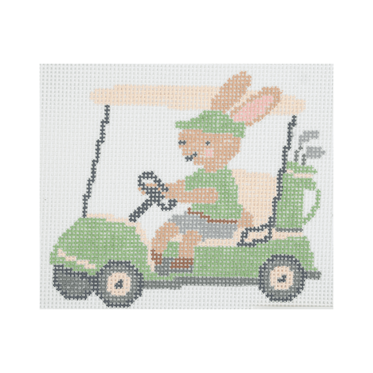 My Bunny Golfs Boy Painted Canvas Arden Gray Co.  - 1