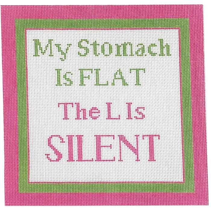 My Stomach... Painted Canvas Judy Tasch 
