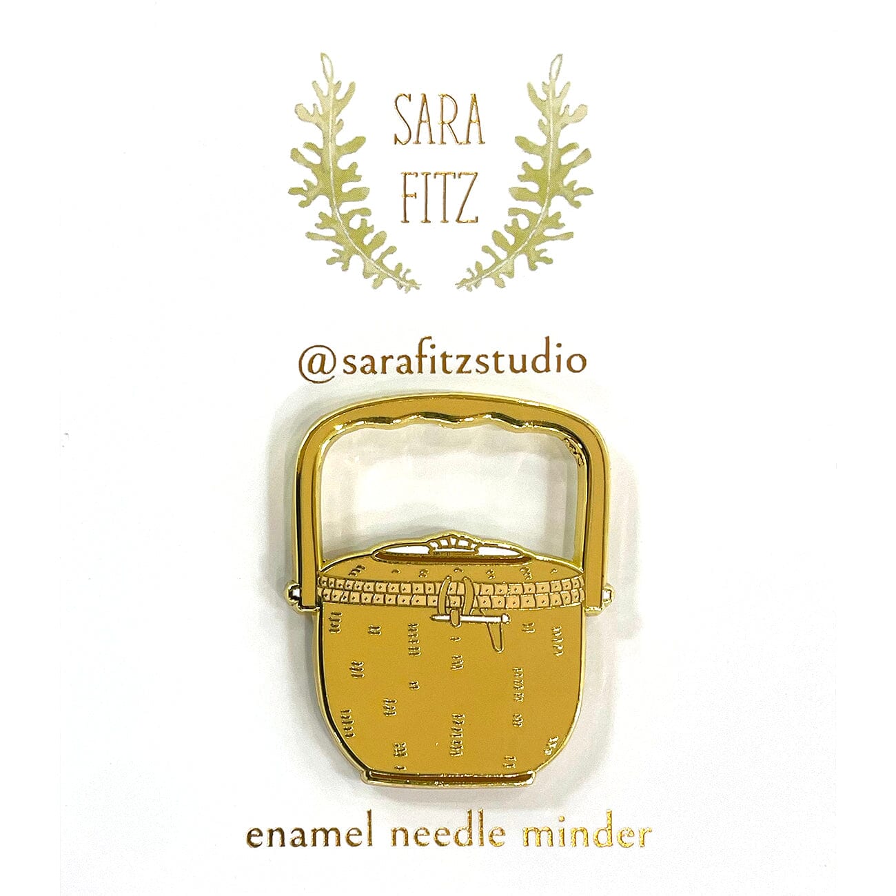 Nantucket Basket Needle Minder Accessories Sara Fitz Studio  - 1