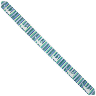 Nantucket on Blue & Green Summer Stripes Belt Painted Canvas Kristine Kingston 
