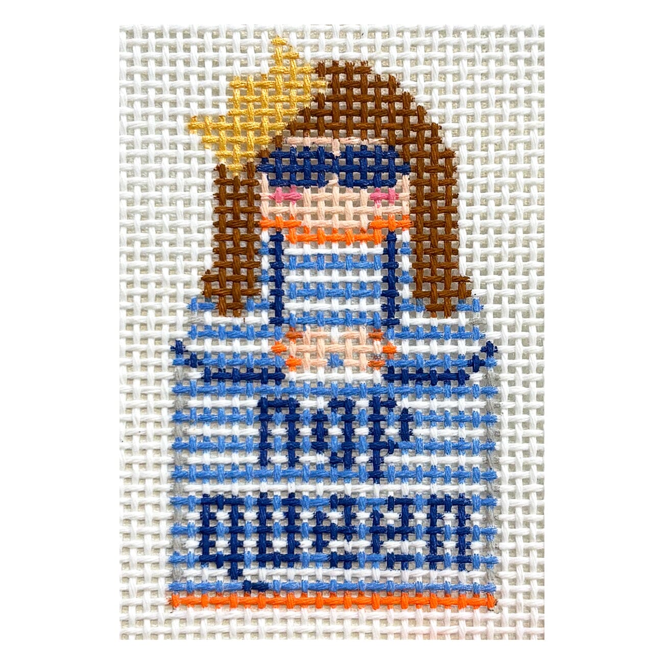 Nap Queen Angel Painted Canvas KCN Designers  - 1
