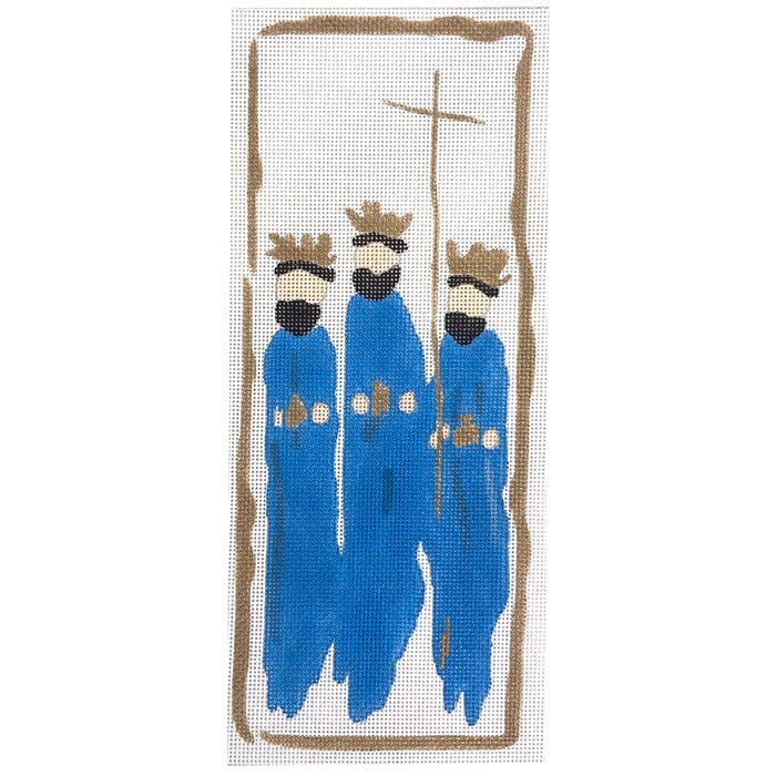 Nativity Three Kings Painted Canvas Walker's Needlepoint 
