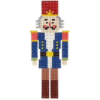 Navy Blue Nutcracker Painted Canvas Coco Frank Studio 
