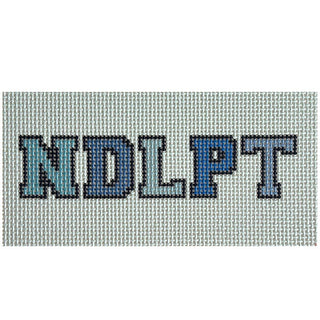 NDLPT   Blue 3x6 Painted Canvas Rachel Barri Designs 
